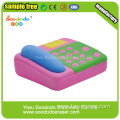 Pink Telephone  Eraser,highquality TPR Pencil stationery